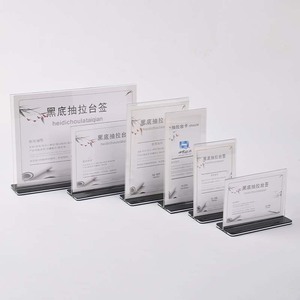 T Loại A4 Acrylic hiển thị đứng Bảng Menu hiển thị đứng Acrylic giữ dấu - Product Image 3