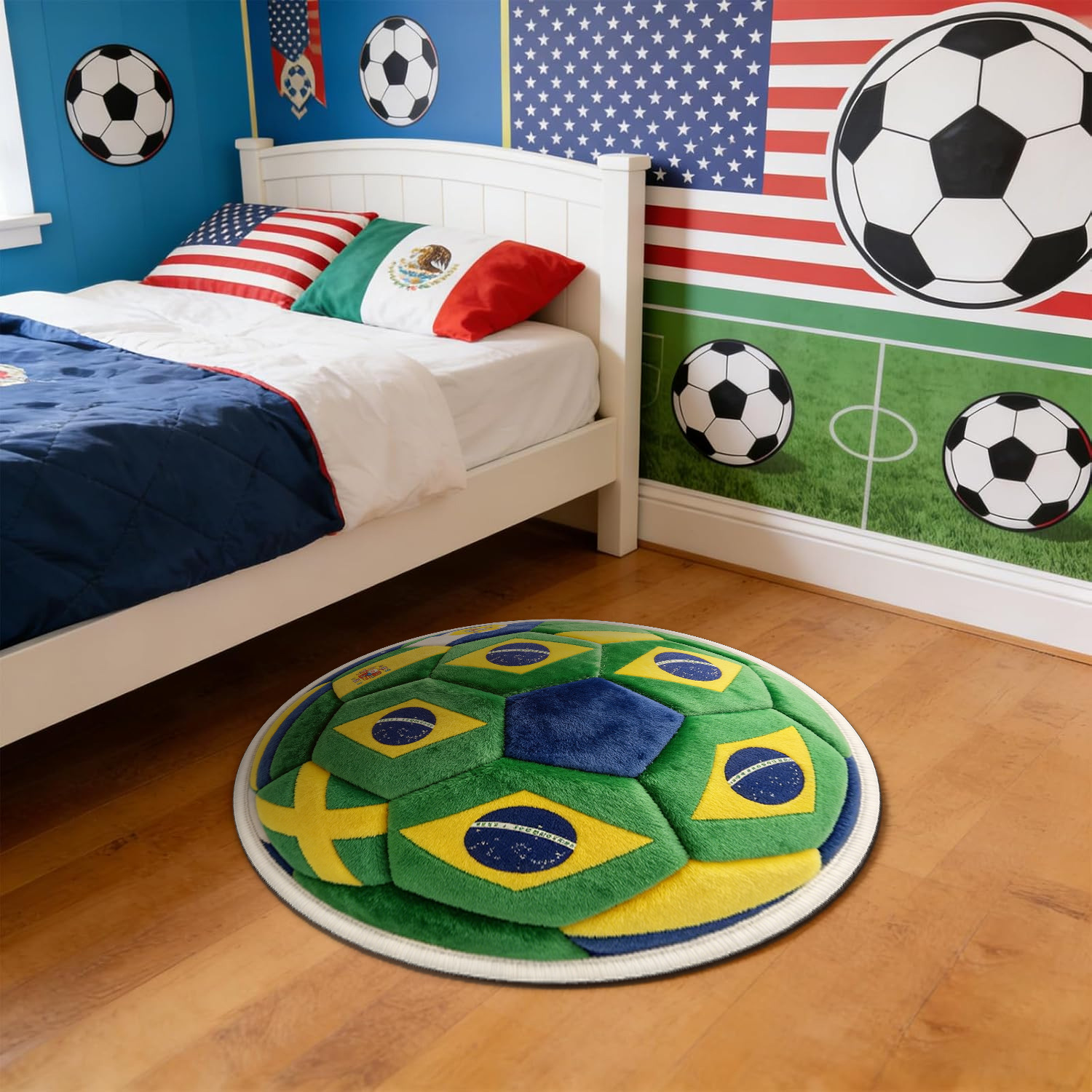 Zy world cup cashmere floor mat-5