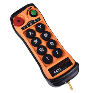 Telecomando impermeabile senza fili a velocità singola industriale 8 pulsanti senza fili della gru telecomando con trasmettitore e ricevitore - Product Image 1
