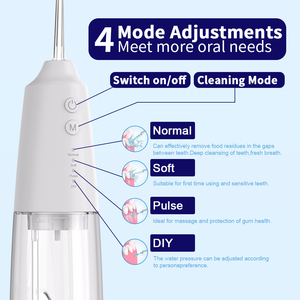 Dental <strong>Irrigator</strong> Water Flosser <strong>Oral</strong> <strong>Irrigator</strong> Dental <strong>Floss</strong> Portable Waterfloss Waterflosser Portable Electric Water Flosser IPX7 - Product Image 2