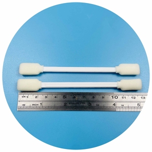 白状PPスティック長方形スポンジディテールスワブプリンタークリーニング泡スワブダブルヘッド付き - Product Image 4