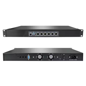 CAIXUNIPC Intel N100 6 * LAN 1U Servidor Pc case 6 * I226 2,5G Puerto de red DDR5 1U Montaje en rack Pfsense Firewall PC industrial - Product Image 5