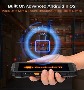 Corriere palmare pda robusto 4G impronta digitale Pda industriale 4gb Android 11 terminale tenuto in mano Pda Rfid raccoglitore di dati portatile - Product Image 2