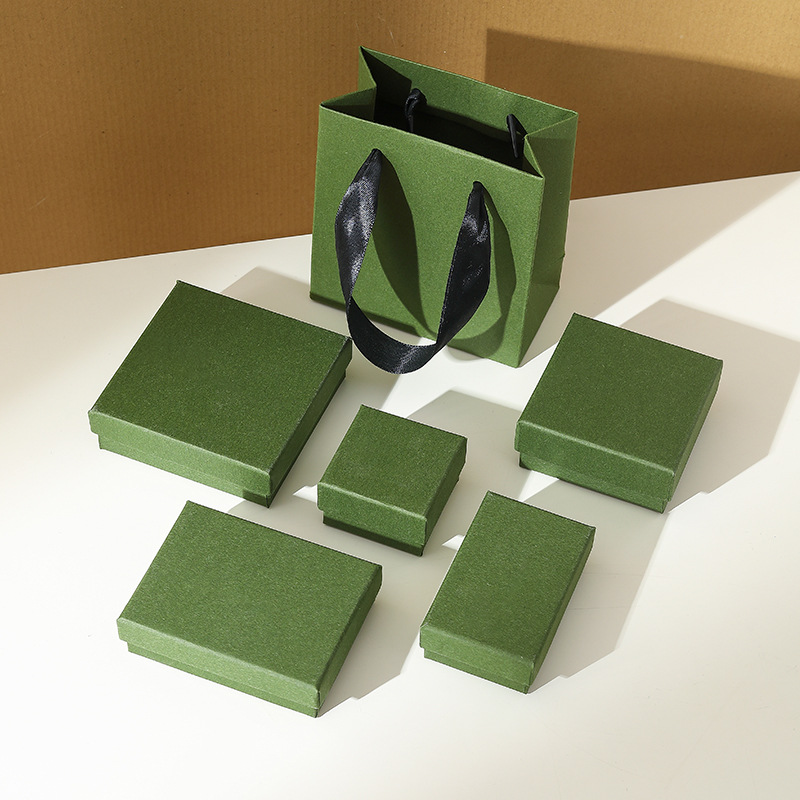 Green lid and base box-Wordless blank version