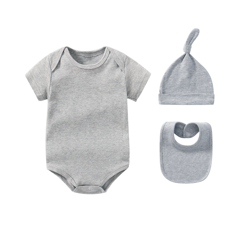 Babero gorra gris