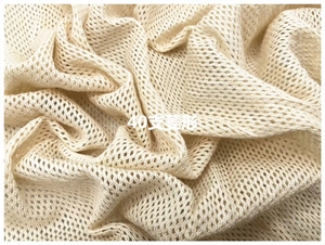 Custom Designer Factory Price 100% Pure Cotton <strong>Net</strong> <strong>Mesh</strong> 3d Embroidery Knitting Tricot Stretch <strong>Plain</strong> Dye Summer Crochet <strong>Fabric</strong> - Product Image 4