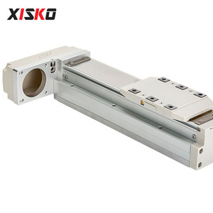 Carril de guía integrado, módulo deslizante de tornillo completamente cerrado, motor de la máquina de plegado derecho, manipulador, Módulo lineal - Product Image 1