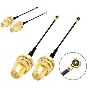 Ipex to Sma <strong>Header</strong> Inner Hole SMA to IPX Adapter Cable WIFI/GSM/3G/GPS/4G Module Connection Cable - Product Image 1