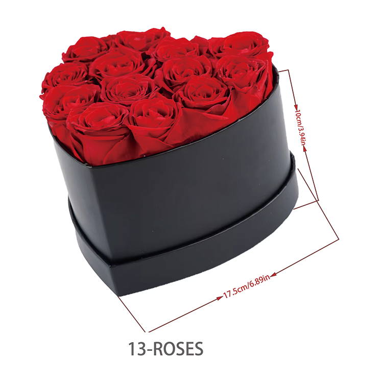 Heart 13 roses