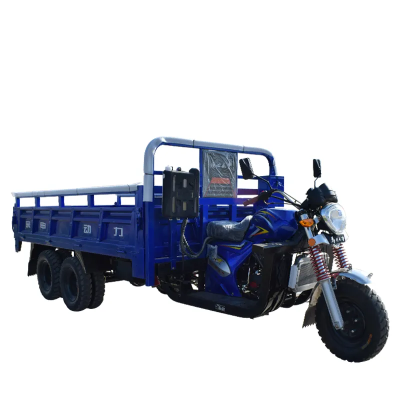 Triciclo con motor de carga, triciclo con carga de 9 ruedas