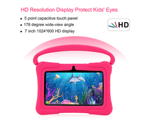 Latest Android 7 Inch Kids Education Tablet <strong>Pc</strong> <strong>Big</strong> Battery Tablette Rugged <strong>case</strong> with Handle Kids Software Preinstallation - Product Image 2