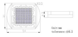 Manufacturers COB Module 410-420nm 100W Uv <strong>Led</strong> Chips - Product Image 2