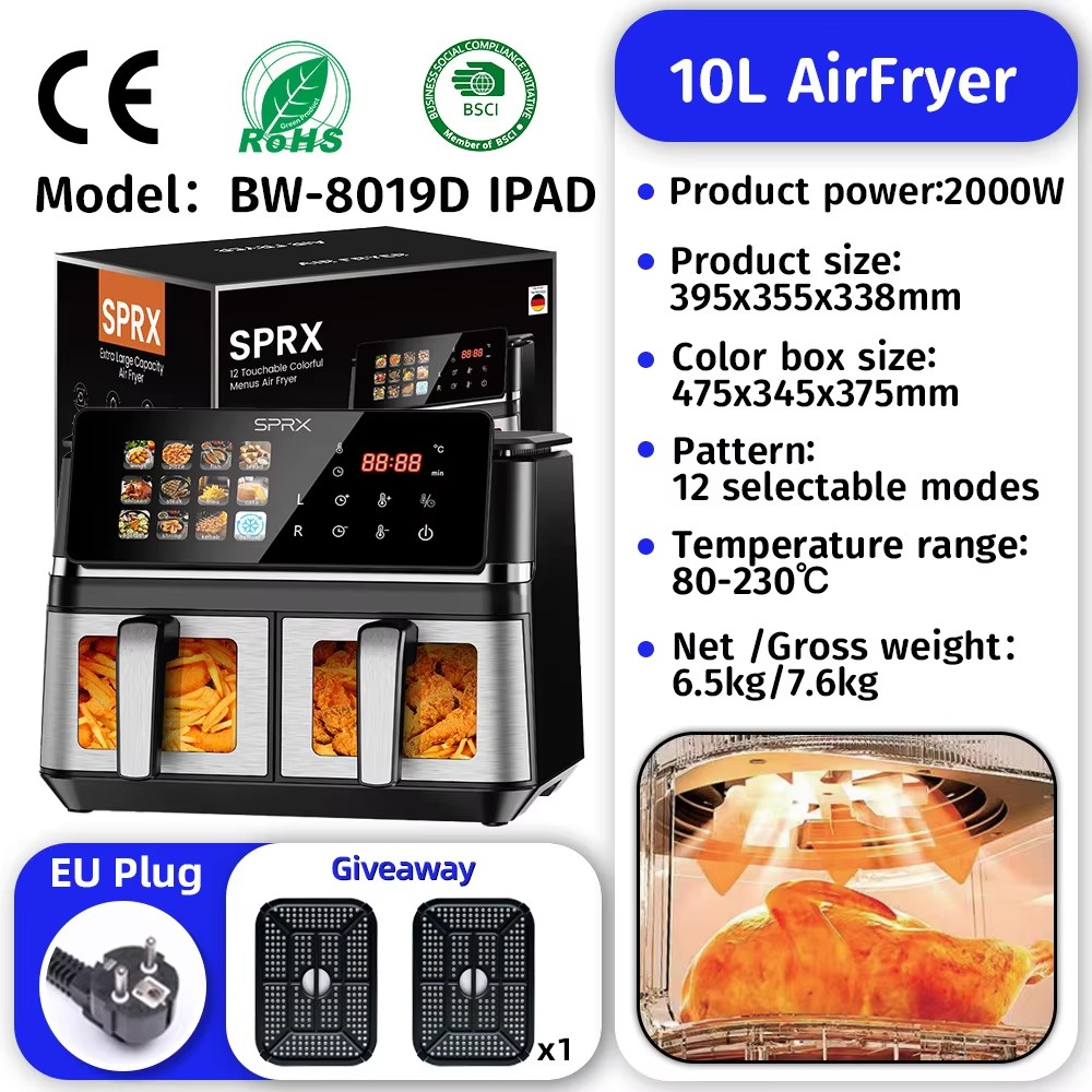 Black 10L EU 8019D IPAD