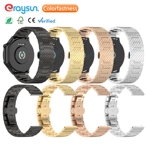Eraysun יוקרה eraysun רצועות מתכת מתכווננות עבור oppo שעון <span class=keywords><strong>x2</strong></span> onplus watch320mm רצועה נירוסטה