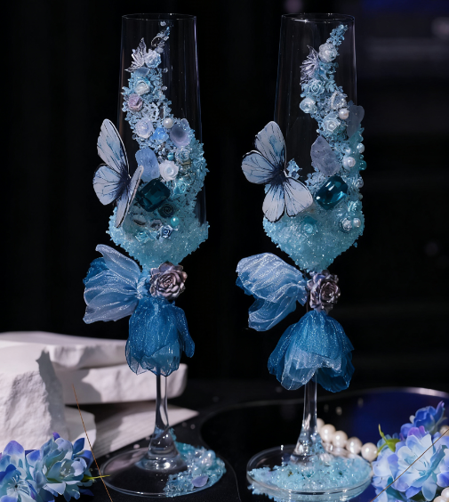 Youmeng goblet finished product with inlaid