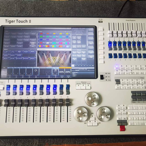 Create Lighting Disco Party Stage Lighting Console Night Club Tiger Touch 2 V16 <strong>DMX</strong> <strong>Controller</strong> <strong>With</strong> Flight Case - Product Image 4