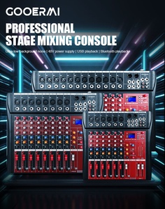CT8 Professional 8 Channel Audio Mixing Console <strong>Pro</strong> Audio Dj <strong>Mixer</strong> for Stage Performance Sound System