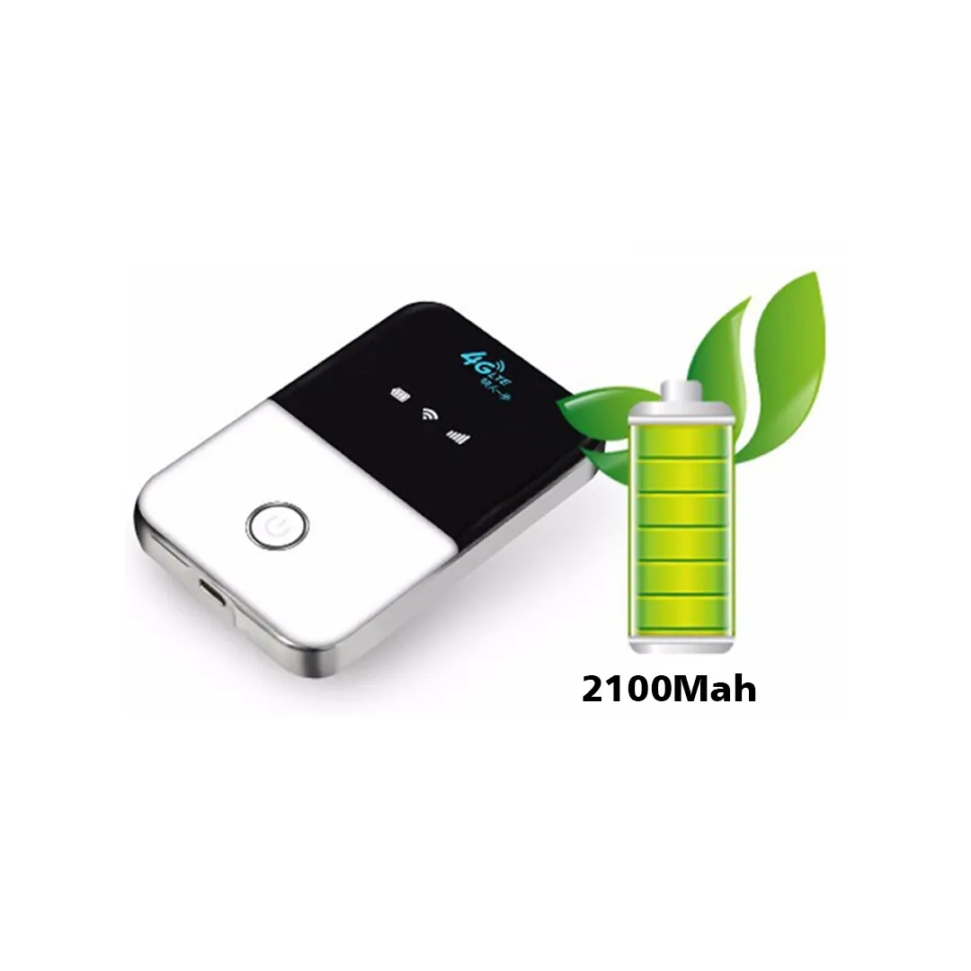 Enrutador Wifi inalámbrico 4G Lte personalizable, con bolsillos, batería de 2100Mah, módem de punto de acceso al aire libre, banda ancha Mf903 con ranura para tarjeta Sim