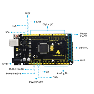 Keyestudio MEGA 2560 di sviluppo R3 scheda compatibile con Arduino Mega 2560 microcontrollore Board - Product Image 5