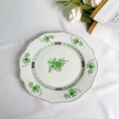 green-8 inch plate