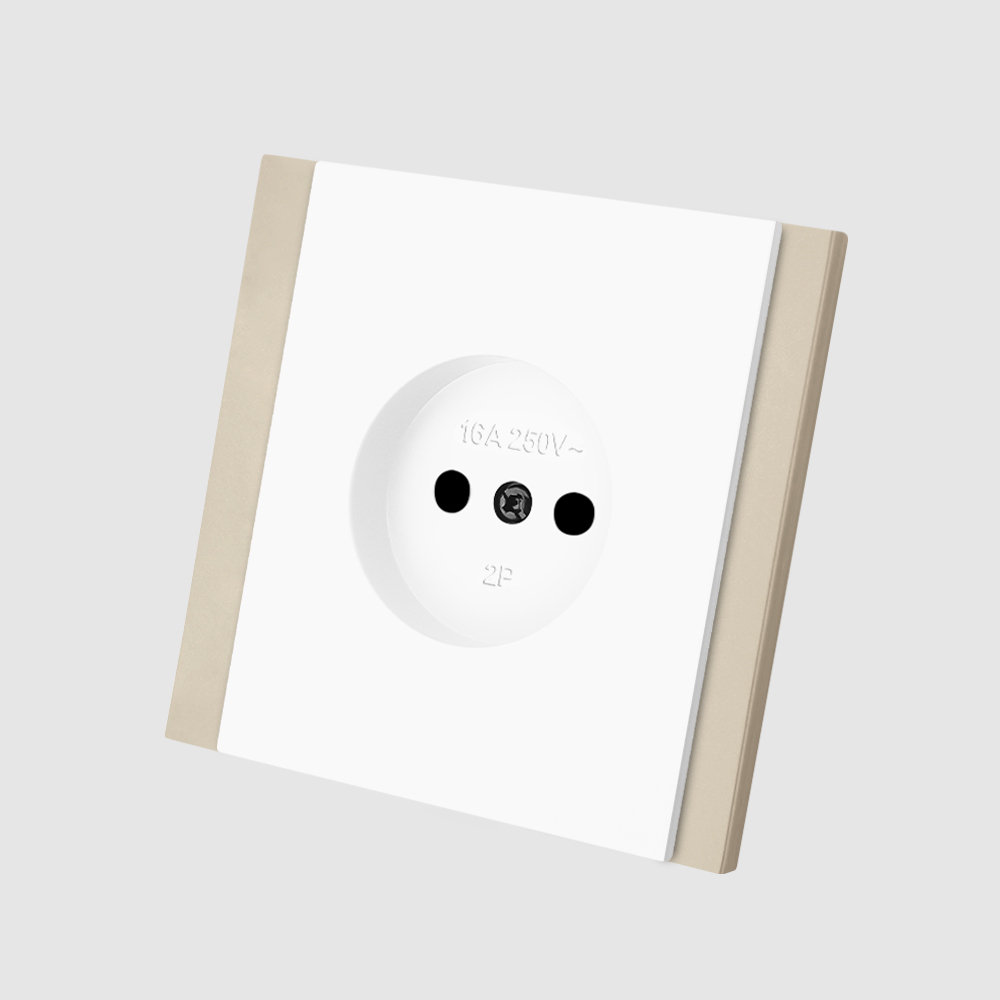 1 Socket White
