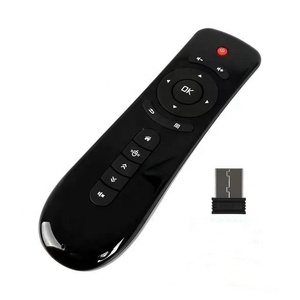 T2 jiroskop Mini Fly Air fare 2.4GHz kablosuz klavye uzaktan kumanda akıllı TV için 3D Sense hareket sopa - Product Image 1