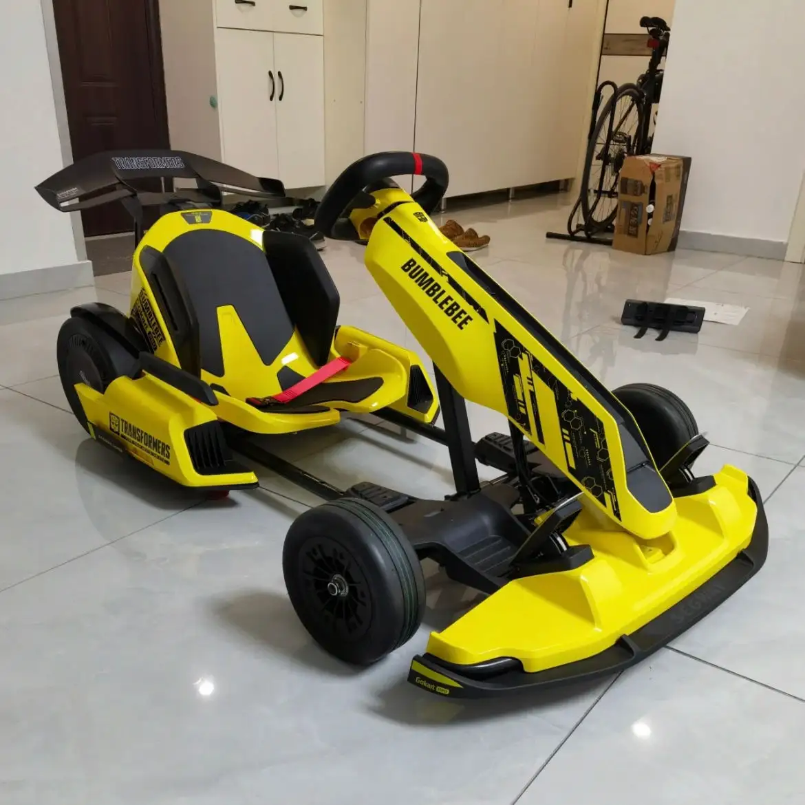 Marca originale giallo 4800W ad alta velocità all'aperto corsa pedale elettrico go-kart per bambini e adulti go kart per adulti