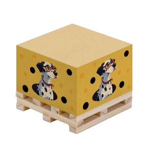 Cubo de notas adhesivas de estudio de oficina personalizado de venta directa de fábrica, Cubo de notas adhesivas personalizable colorido lindo exquisito - Product Image 1