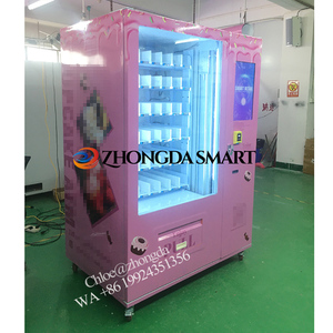 Top bán tùy chỉnh màu hồng Lash Máy bán hàng tự động với chức năng làm đẹp tiền mặt và thanh toán thẻ SDK - Product Image 2