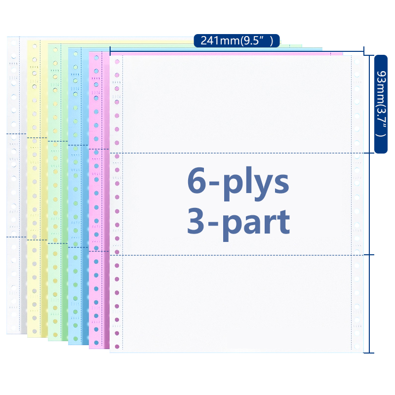 6 plis 3 parties