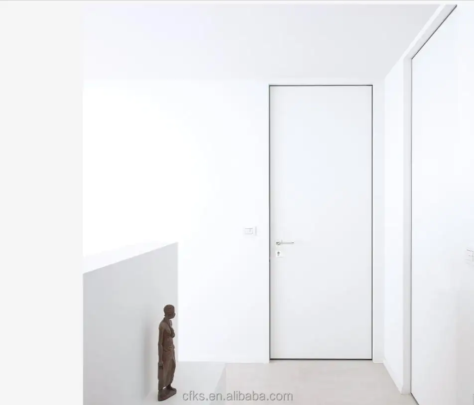 Usine Nouveau design moderne Porte d'entrée de la chambre intérieure Portes cachées invisibles pour la maison