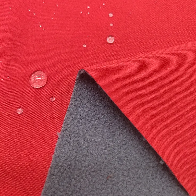 Tela de lycra tpu personalizada, 3 camadas polar impressas micro inverno à prova d' água tecido softshell para jaqueta ao ar livre