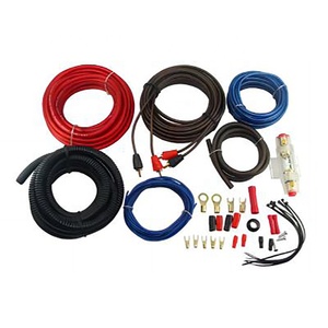 OEM <strong>RCA</strong> Audio Subwoofer <strong>Wiring</strong> Kit Amplifier <strong>Speaker</strong> Installation Cable 8 GA Power Cables 60 80 100 AMP Fuse Holder for Car - Product Image 5