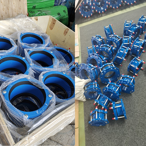 Factory Various Models Wide Range DI GGG50 PVC Pipe Flexible Universal Dresser <strong>Coupling</strong> PN10/16 Ductile Iron <strong>Gibault</strong> <strong>Joints</strong>