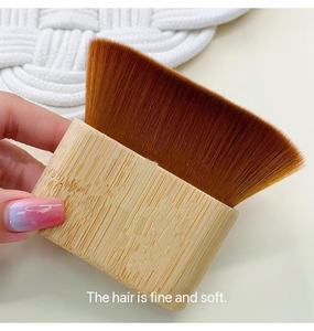 New Phong Cách Sang Trọng Móng Tay Bụi Bàn Chải Mềm Fluffy Angled Ngắn Xử Lý Nail Salon Đặc Biệt Làm Sạch Trang Điểm Bàn Chải Kích Thước Lớn - Product Image 2