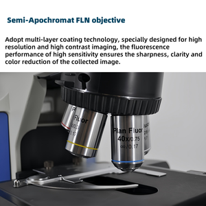 用于医学研究的高级实验室立体生物显微镜LED双目显微镜 - Product Image 2