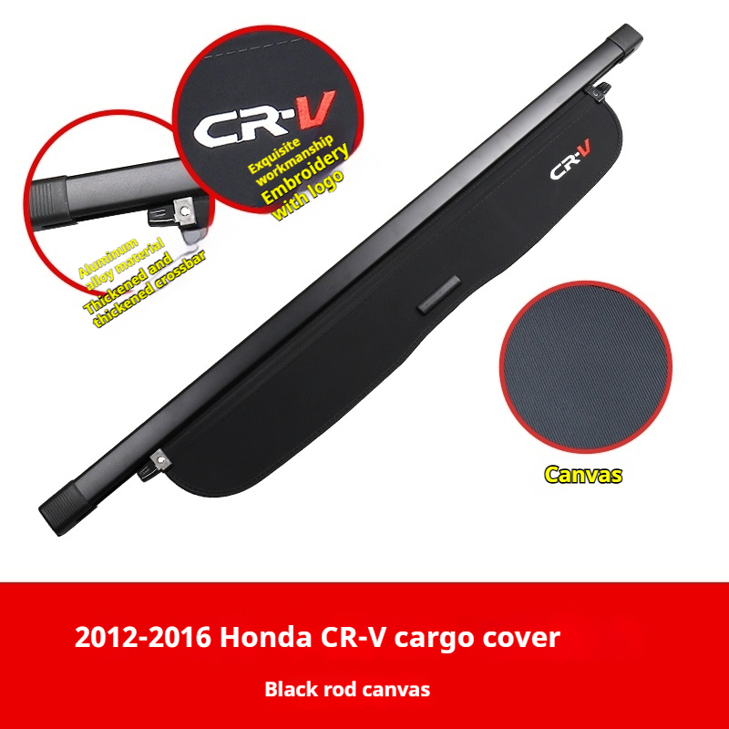 2012-2016 Honda CR-V: negro/beige lona, cuero, estría de carbono
