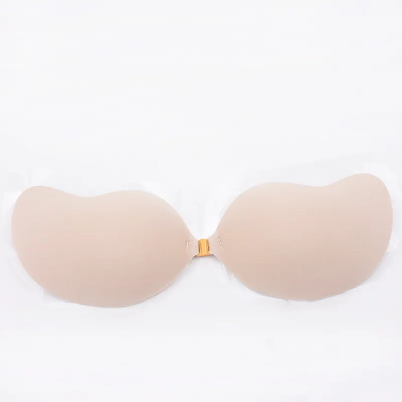 Sujetador Sexy con forma de Mango suave para mujer, sostén de silicona Invisible de realce, producto sin espalda