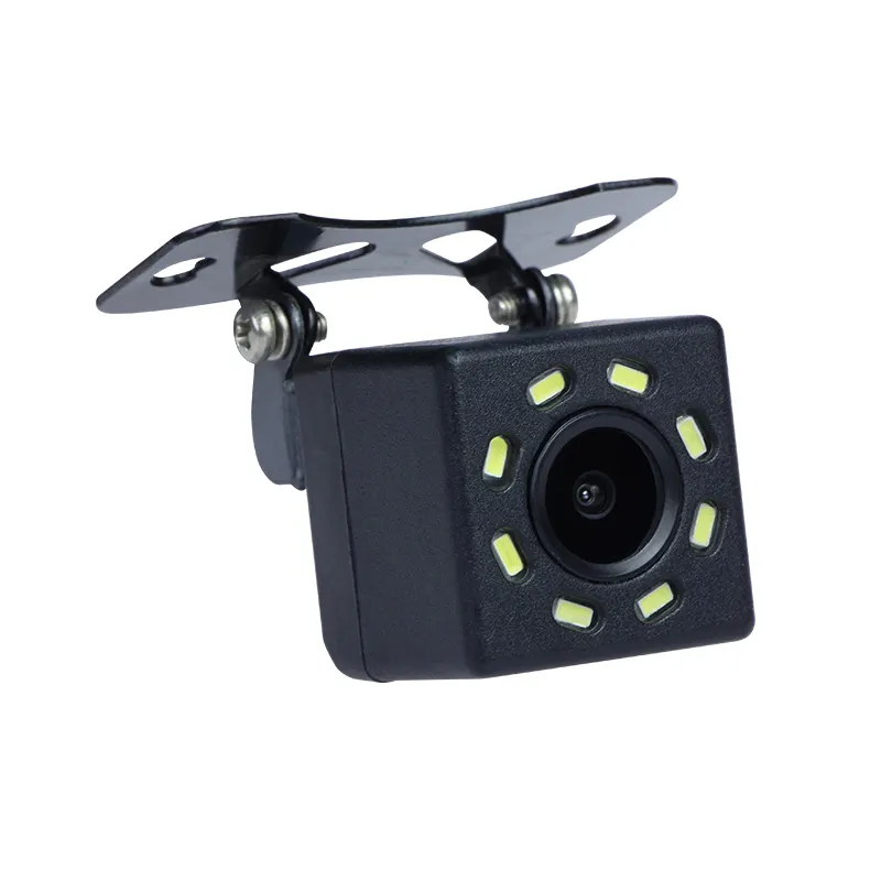 Caméra de recul ccd avec 8led, étanche, pour voiture, système d'aide au stationnement arrière et capteur d'images, CMOS