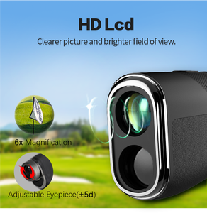 Trung Quốc Nhà máy khoảng cách quang học đo cụ 6*24 1500m Laser golf GPS phạm vi phạm vi Finder - Product Image 2