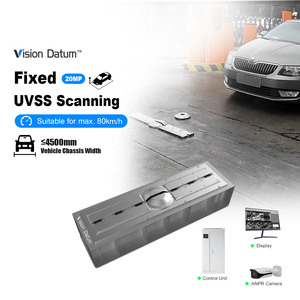Feste UVSS mit LED-Beleuchtung IP66 Autoinspektions-Kennzeichen erkennungs kameras icherheit unter dem Fahrzeug-Screening-System