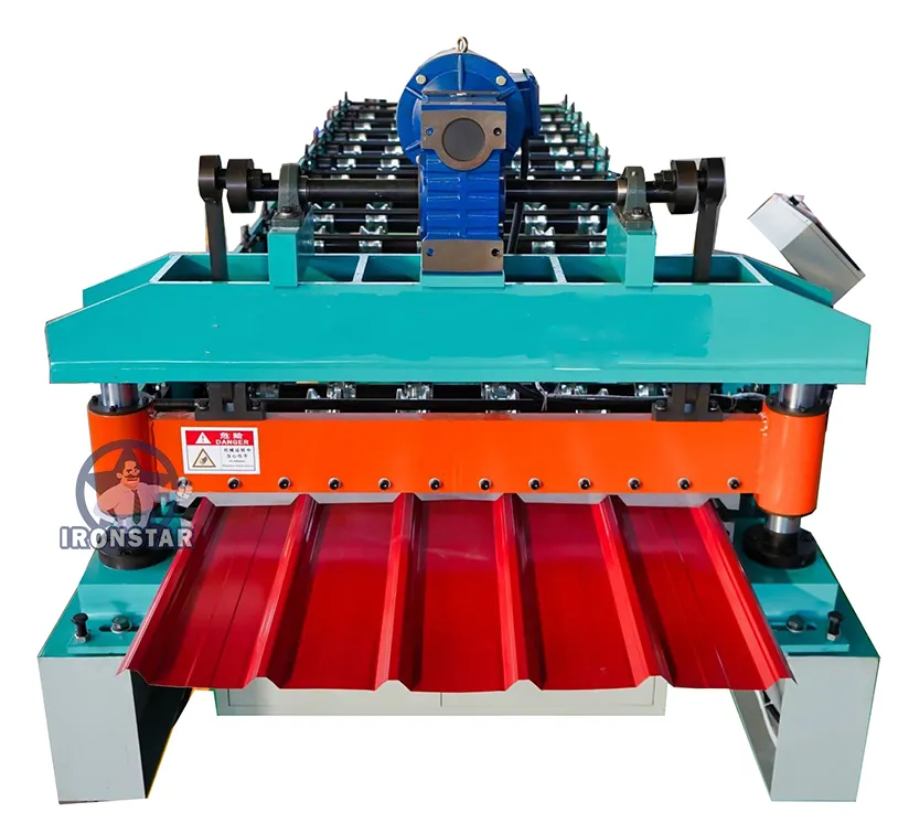 Máquina de fabricación de rollos de Panel de techo, lámina de Metal IBR de alta calidad