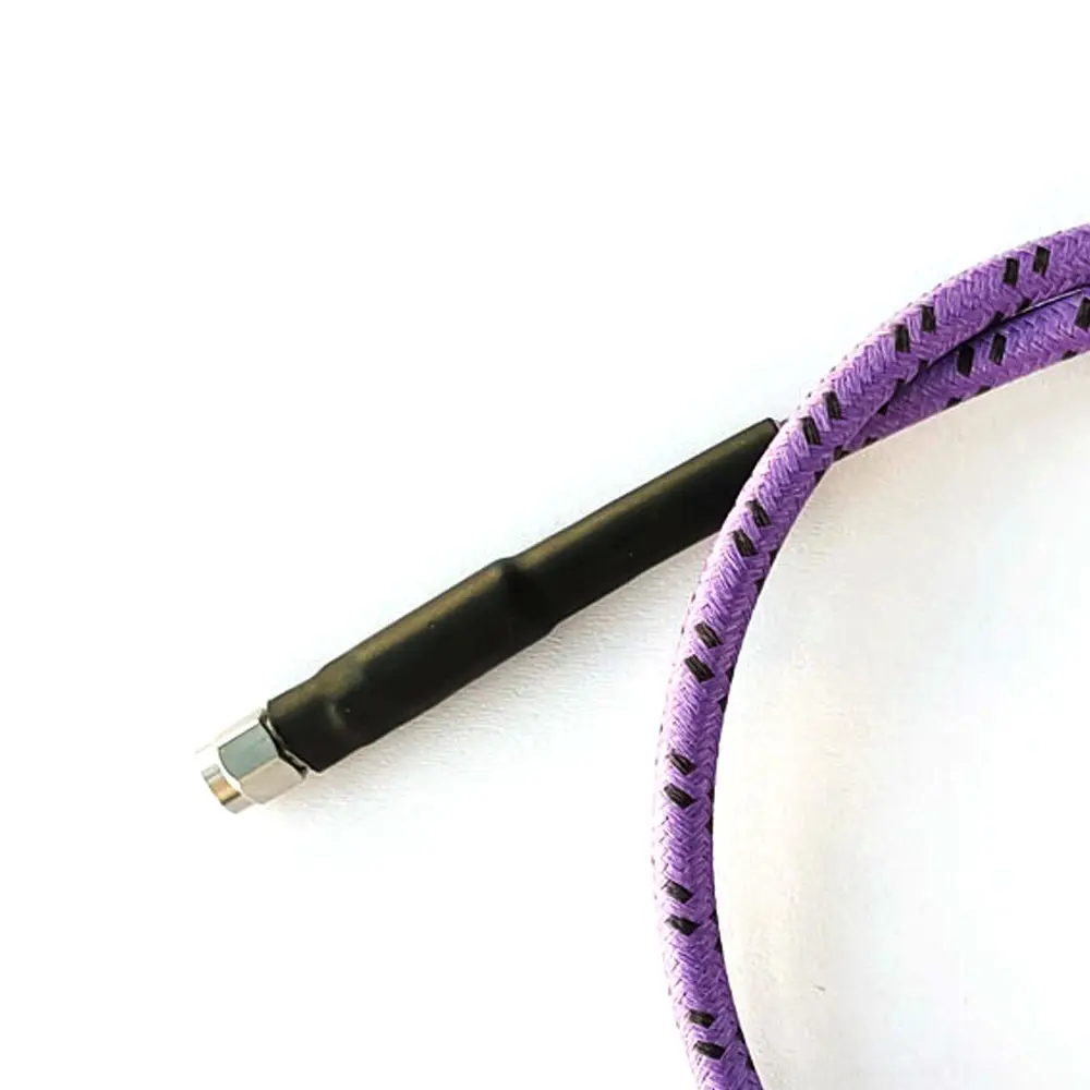 Ultra low loss phase and amplitude stable 2.92mm cable assembly with armor