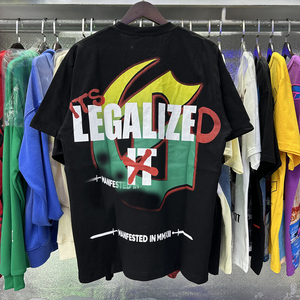 Bize hiçbir vergi moda Retro Tees boy t-shirt erkekler için dijital baskı Streetwear fabrika tasarımcı