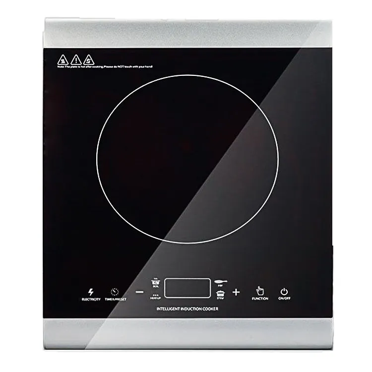 Estufa eléctrica individual 2200W Mejor calidad Precio bajo Soporte doméstico para placa de calentamiento por inducción CE/CB Cocina de inducción