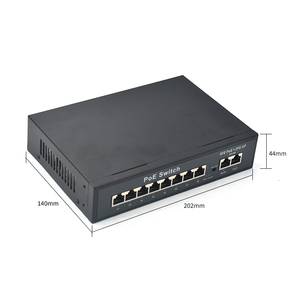 Wanglink 12v-24v קלט 48v put put 10/100mbps 8 יציאה pe תמיכה ieeee802.3 af/ב 48 פלט pe לפאנלים סולאריים