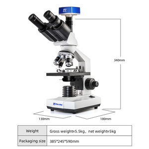 Hücre mikroorganizmaları ve bakterileri incelemek için 4000 kamera ile Murzider trinoküler biyomikroskop MSD100-9-T-4K - Product Image 2