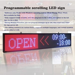 แผงหน้าจอแสดงผล LED กลางแจ้ง RGB P10 SMD2525สีเต็มสแกน1/8สำหรับหน้าจอโฆษณาข้อความ - Product Image 5