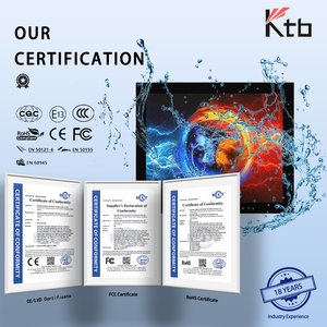 KTB PPC170 17インチIntel I3、I5、I7、J6412 J4125 J1900 Windows Linux組み込みファンレスタッチスクリーンコンピュータ産業用パネルPC - Product Image 3