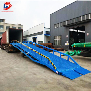 Ponte della piattaforma di carico della rampa del carrello elevatore della capacità di 10 tonnellate per la movimentazione di Pallet di scarico del contenitore per le aziende agricole nuovo o usato